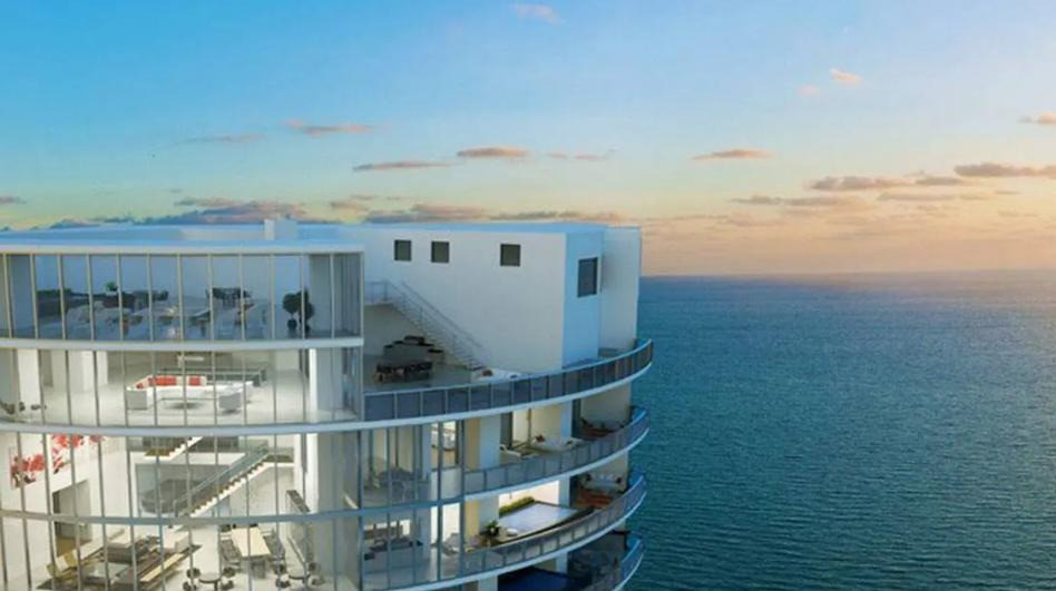 Nằm trên tầng 9, căn hộ của Messi có tầm nhìn cực đẹp, view trọn cảnh biển Miami.