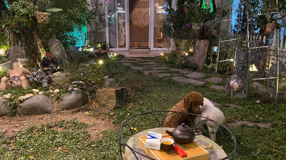 Không gian nghỉ ngơi, thư giãn trong nhà phố. Ảnh: FBNV