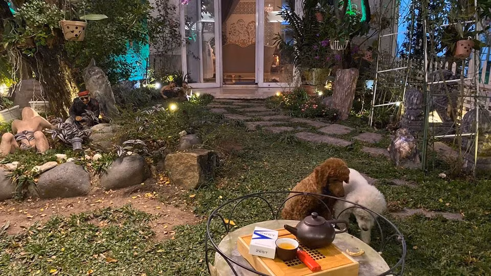 Không gian nghỉ ngơi, thư giãn trong nhà phố. Ảnh: FBNV