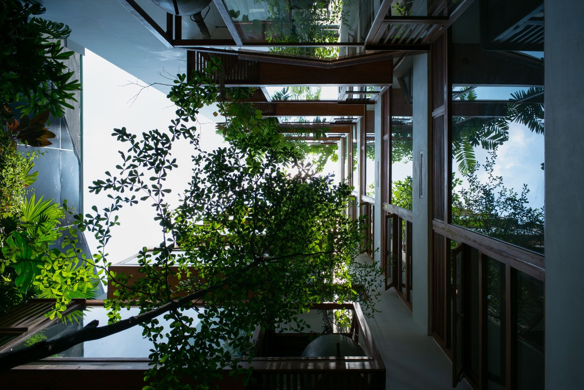 Giải pháp này giúp tất cả các phòng đều thông thoáng.