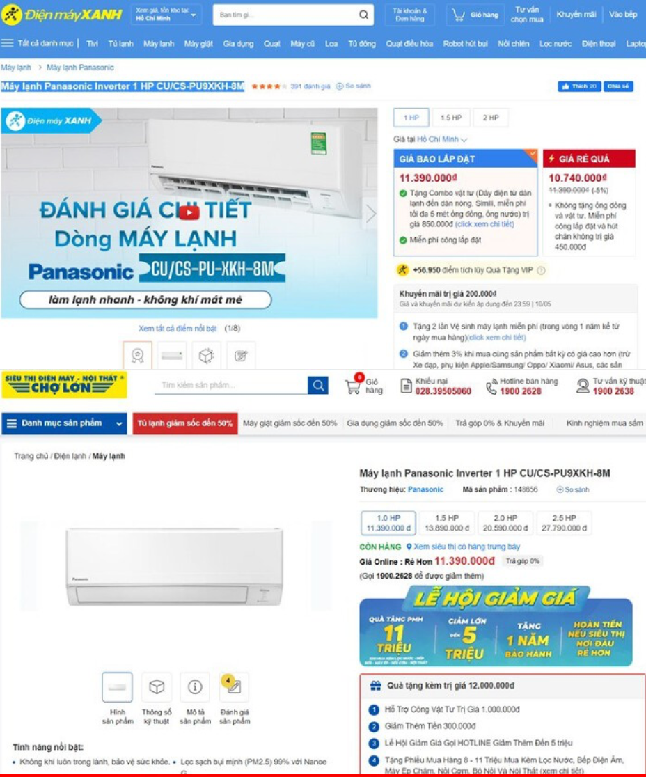 Tung chien dich “gia re qua”, Dien May Xanh van cao hon noi khac ca trieu