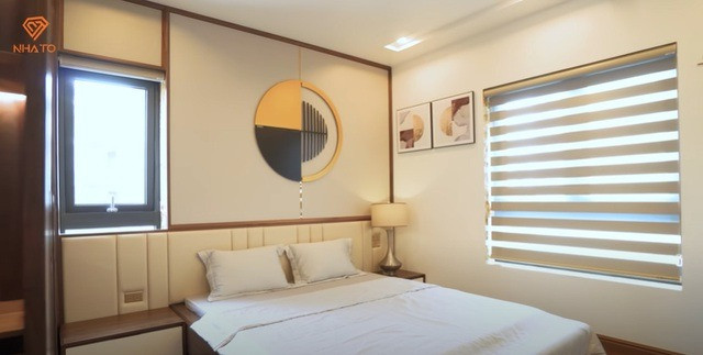 Phòng ngủ dành cho con trai thiết kế theo hướng hiện đại, màu sắc tươi sáng hơn cùng chất liệu da nhập khẩu từ Ý.