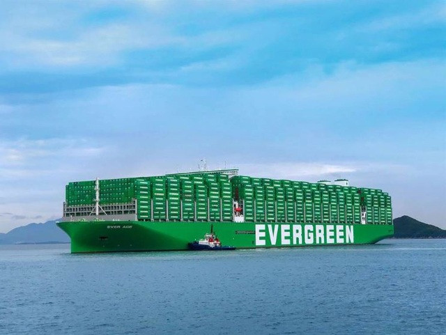 Theo Bloomberg, Evergreen Marine quyết định thưởng tết trung bình 50 tháng lương cho các nhân sự xuất sắc. Ảnh: Getty