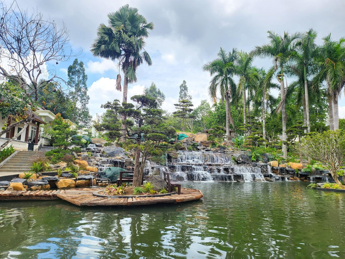 Quang cảnh không gian thoáng mát, đẹp như mơ.