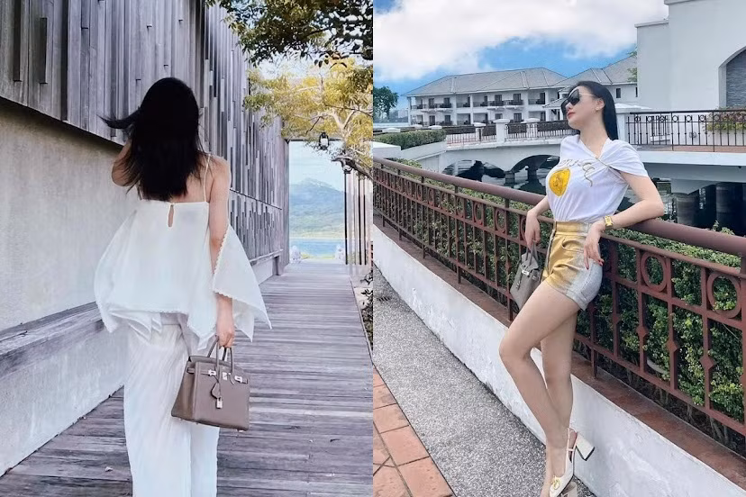 Đặc biệt, nữ diễn viên còn sở hữu chiếc túi Hermès Birkin Sellier 25 Gris Meyer Epsom trị giá 900 triệu. Ảnh: FBNV