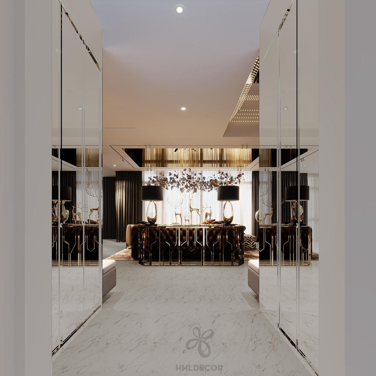 Mới đây, Ngân 98 hào hứng khoe thiết kế căn hộ xa hoa sắp hoàn thiện. Cô cho biết chỉ 1 tháng nữa sẽ có thể chuyển về nhà mới.