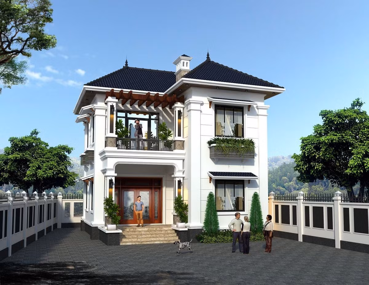 Với gia chủ yêu thích thiên nhiên thì nhà mái Nhật có sân vườn là lựa chọn hoàn hảo. Ảnh: Noithattugia