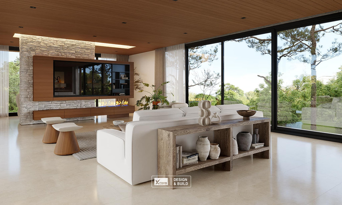 Điều khiến Hoàng Bách hào hứng nhất là công năng được bố trí thoải mái cho gia đình 3 thế hệ, ai cũng được thể hiện cá tính trong không gian của riêng mình.