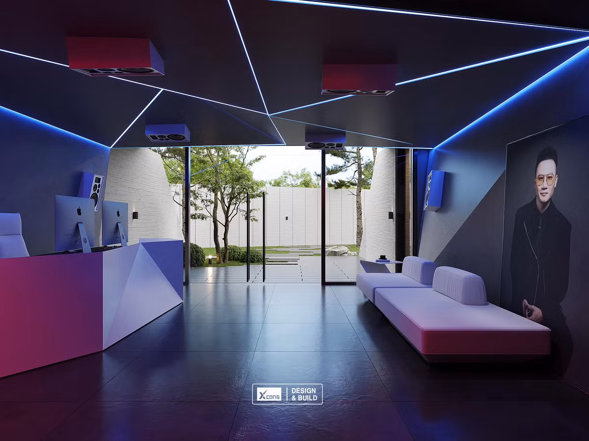 Bản thiết kế căn nhà thứ 9 của Hoàng Bách theo phong cách đương đại đơn giản nhưng tinh tế và sang trọng.