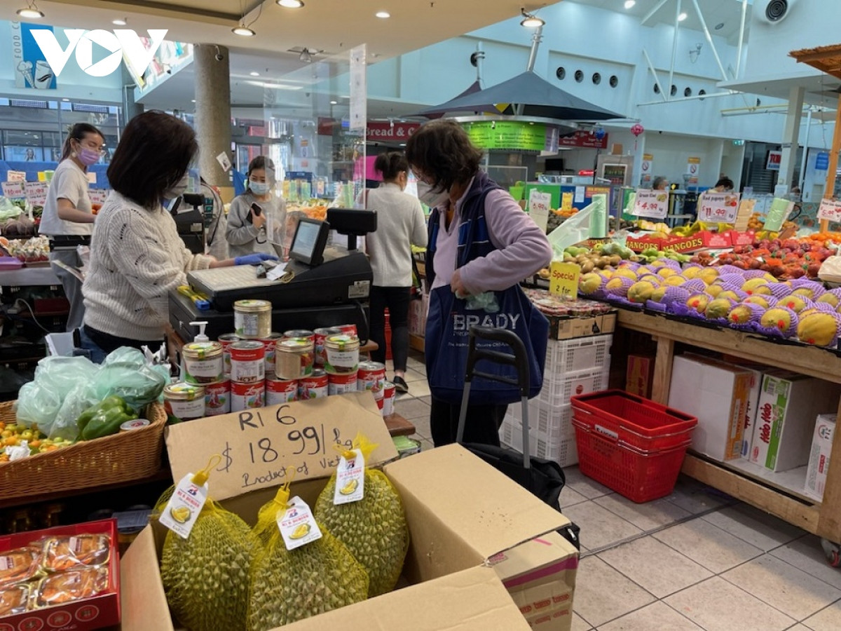 Không chỉ tại Mỹ, sầu riêng Việt cũng rất đắt hàng tại Úc. Ảnh: Thương vụ Việt Nam tại Australia.