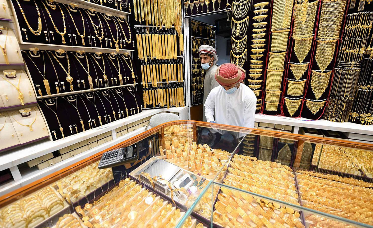 Dubai nổi tiếng với chợ vàng Gold Souk, nơi đây được đánh giá là tốt nhất để mua vàng ở UAE. Ảnh: Middle-east-online