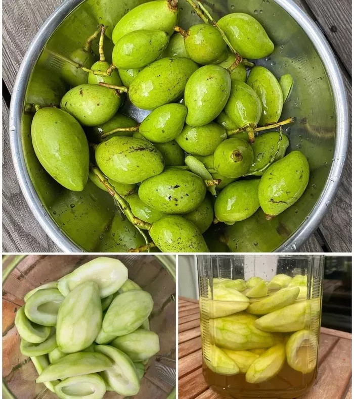 Cóc, xoài ngâm của nữ diễn viên từng khiến khán giả thèm thuồng.