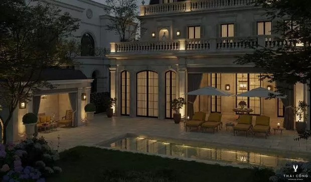 Theo hình ảnh được hé lộ, biệt thự của Đoàn Di Băng 3 tầng bề thế tựa như lâu đài, được thiết kế theo phong cách cổ điển. Hiện ngôi nhà vẫn đang trong quá trình xây dựng.