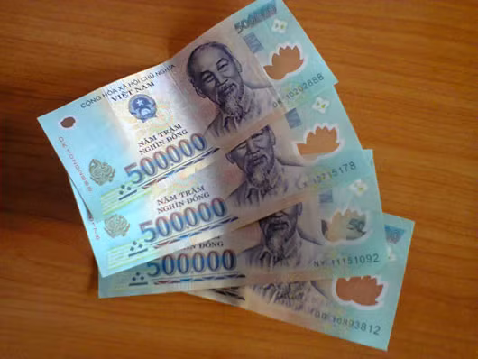 Tờ 500.000 đồng là tờ tiền có mệnh giá lớn nhất trong hệ thống tiền tệ của Việt Nam hiện nay. Ảnh: Internet