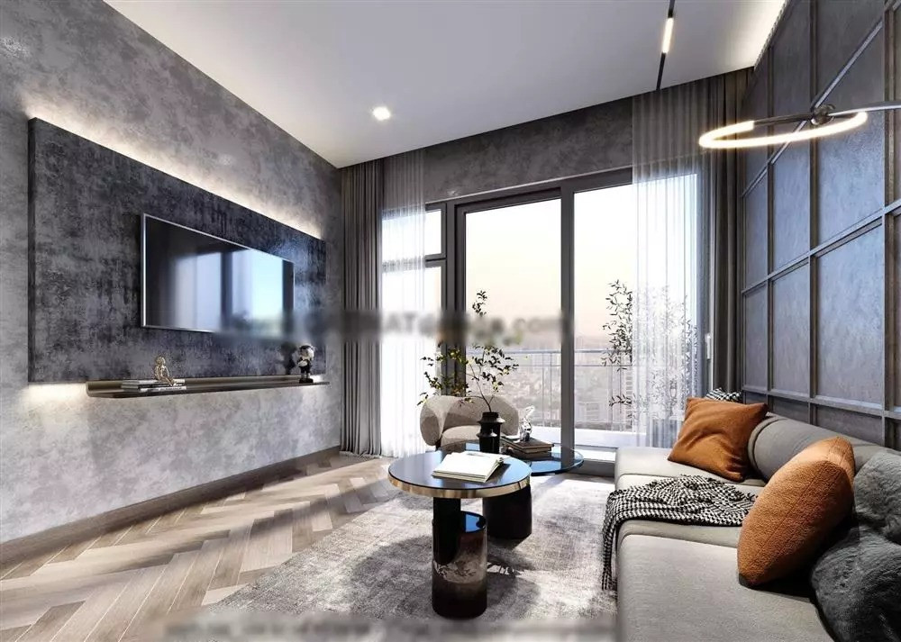 Phòng khách thoáng mát với hướng view tuyệt đẹp.