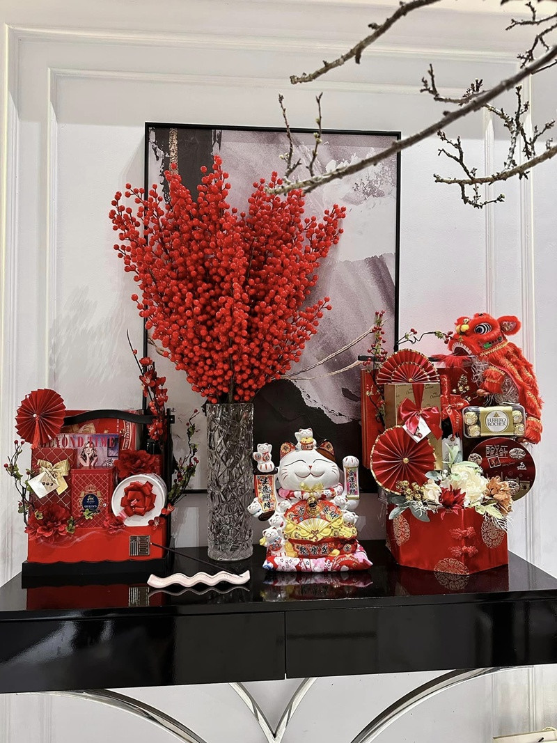 Một góc khác trong nhà được diễn viên Lưu Đê Ly bày biện khéo léo.