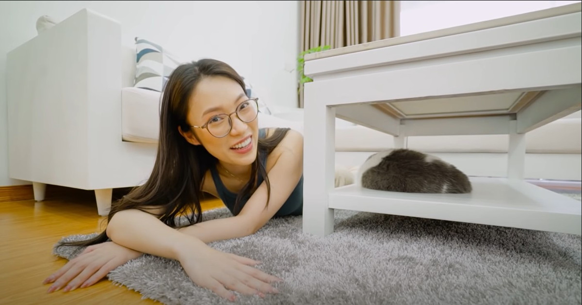 Căn hộ của Khánh Vy rộng 100m2 gồm 3 phòng ngủ, 2 phòng tắm và 1 ban công. Ảnh: Vietnamnet