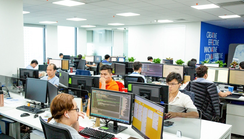 Toà nhà cung cấp chỗ làm việc cho khoảng 9.000 nhân viên. Ảnh: Vietnamnet