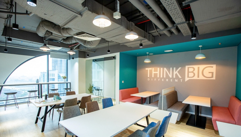 FPT còn thiết kế nhiều không gian làm việc mở, sáng tạo giúp người lao động cảm thấy thoải mái. Ảnh: Vietnamnet