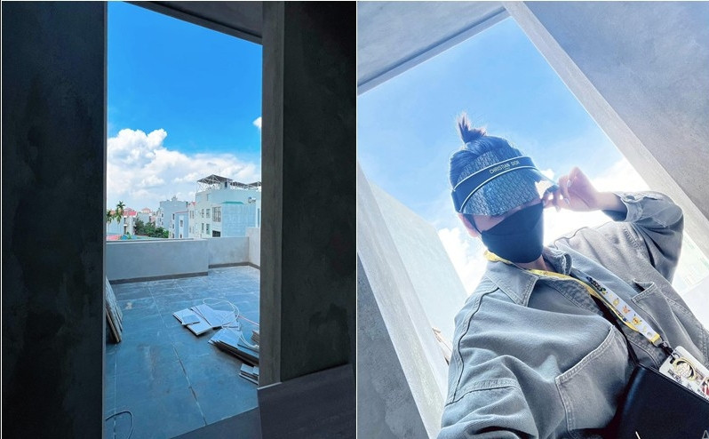  Nhà của Quế Vân gồm 4 tầng, xây trên mảnh đất 5x20m ở trung tâm thành phố.