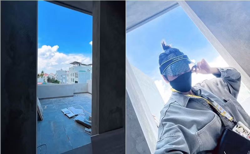  Nhà của Quế Vân gồm 4 tầng, xây trên mảnh đất 5x20m ở trung tâm thành phố.