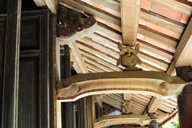 Nét chạm trổ tinh xảo. Ảnh: Nhandan