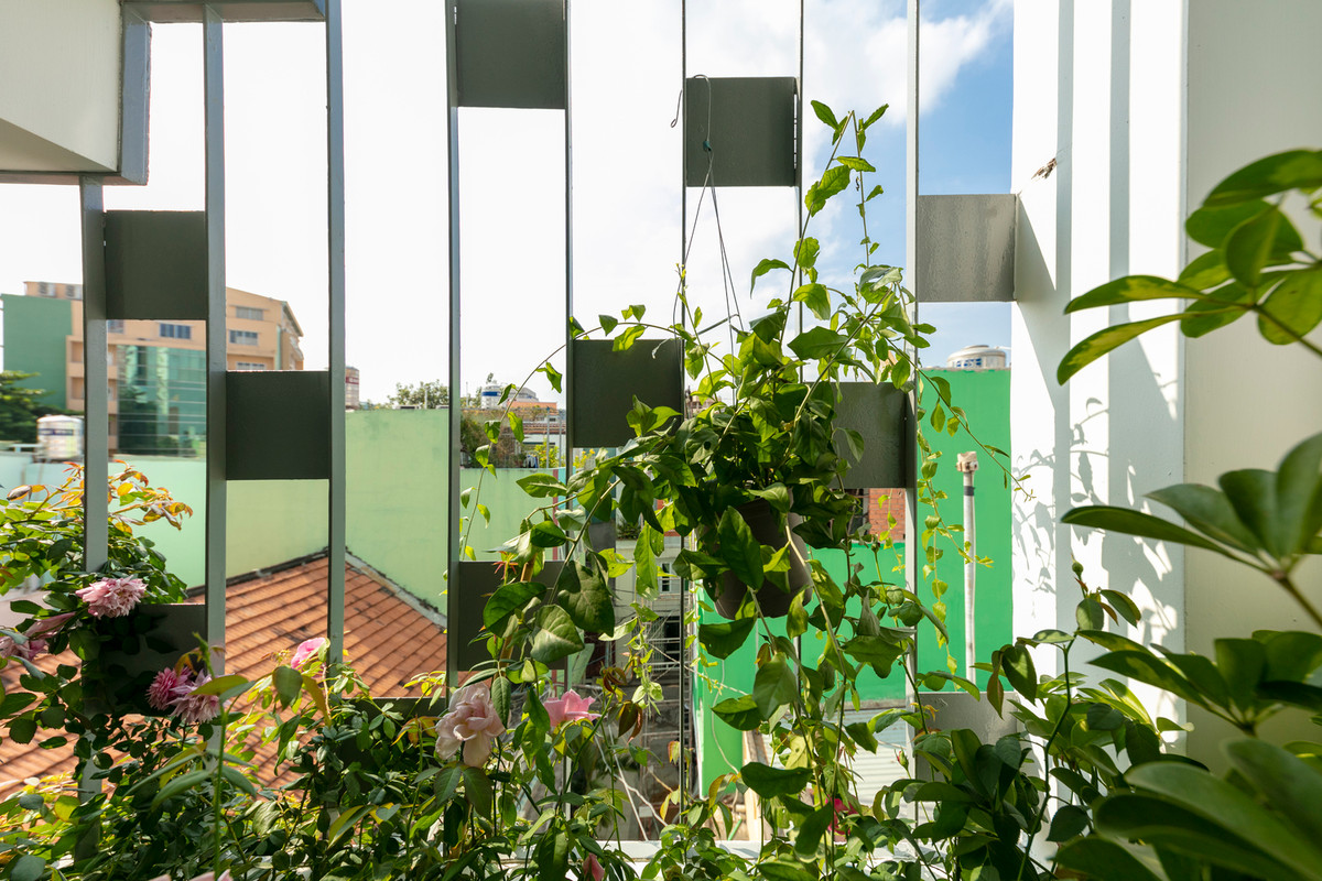 Cây xanh tăng thêm sức sống cho căn nhà. Nguồn ảnh: Thiết Vũ