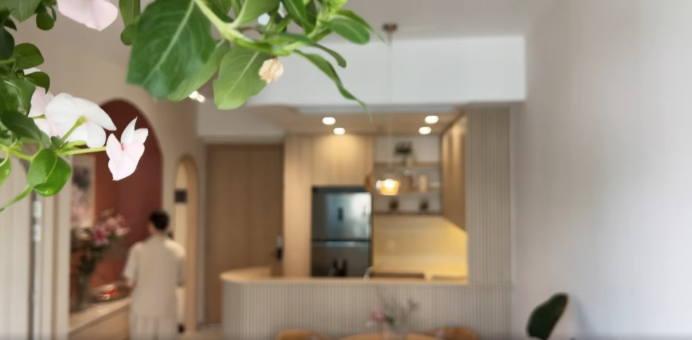 Một góc khác trong căn hộ của vợ chồng Ngô Thanh Vân. Nguồn ảnh: chụp màn hình FBNV