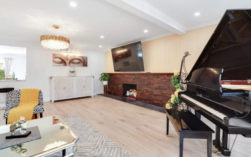 Không chỉ khu vườn, ở bên trong, danh hài Thuý Nga cũng thiết kế đẹp mắt, mang chút gì đó nghệ thuật.