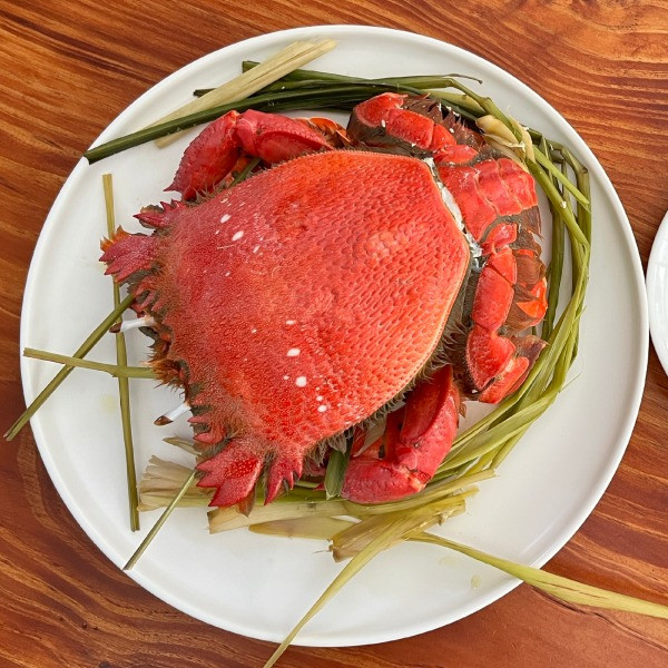 Cua huỳnh đế có thể chế biến các món như rang me, rang muối...Ảnh: Daohaisan