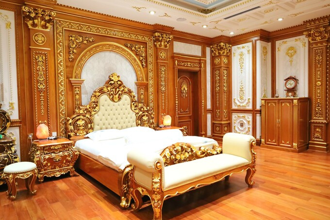 Do xây để ở nên gia chủ chỉ làm 5 - 6 phòng nhưng mỗi phòng có diện tích cực kỳ rộng lớn. Ảnh: Giadinhonline