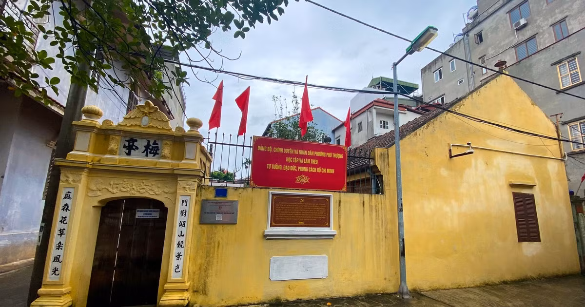 Đó là căn nhà của cụ Nguyễn Thị An ở thôn Phú Gia, xã Phú Thượng (nay là nhà số 6, ngõ 319, đường An Dương Vương, phường Phú Thượng, quận Tây Hồ). Ngôi nhà được cụ Công Văn Chính xây cho con trai của mình - Chánh Tổng Công Ngọc Lâm và con dâu là bà Nguyễn Thị An vào năm 1929. Ảnh: Tổ quốc