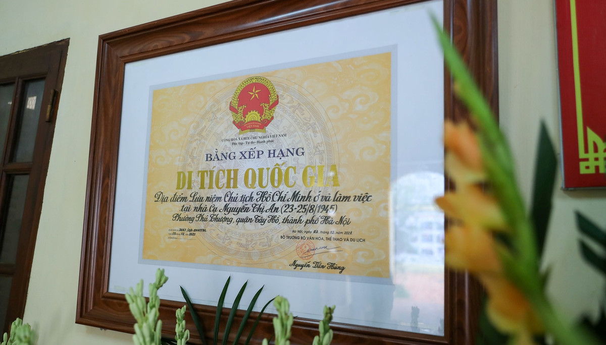 Hiện nay, ngôi nhà được xếp hạng là Di tích lịch sử cấp Quốc gia. Ảnh: Tổ quốc