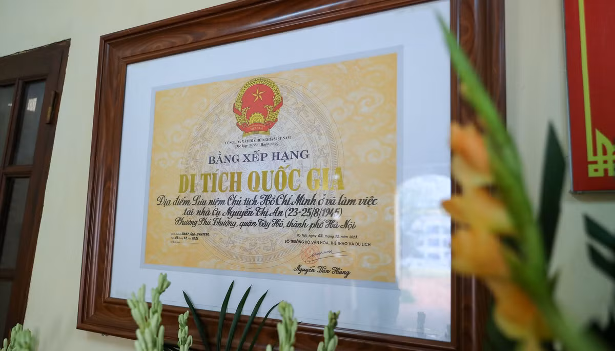 Hiện nay, ngôi nhà được xếp hạng là Di tích lịch sử cấp Quốc gia. Ảnh: Tổ quốc