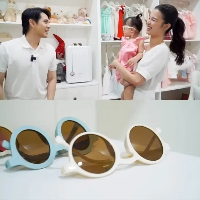 Phòng riêng của con gái Đông Nhi chuẩn phong cách tiểu như nhà tập đoàn nhựa danh tiếng. Ảnh: FB Đông Nhi