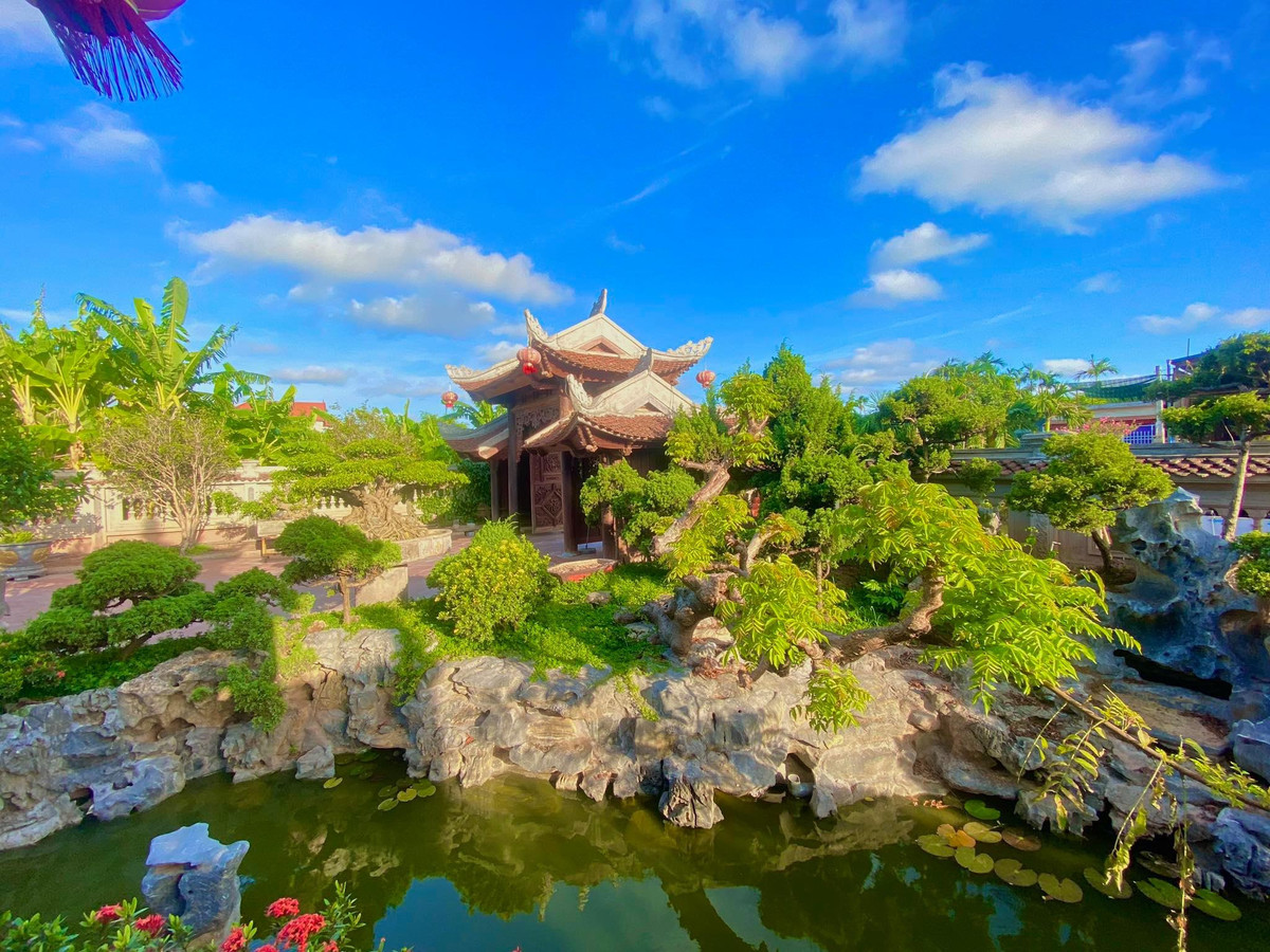 Sau gần 4 năm xây dựng, ngôi nhà mới hoàn thiện và chính thức đưa vào sử dụng với tổng diện tích 1.700m2. Ảnh: Dân trí