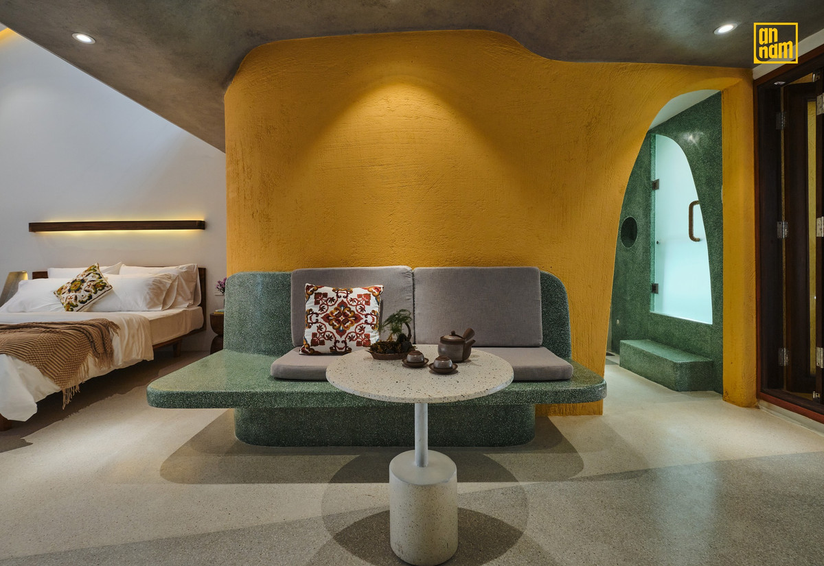 Kiến trúc sư đã giảm số phòng từ 9 xuống còn 7 phòng để dành một phần không gian cho việc di chuyển hấp dẫn hơn.