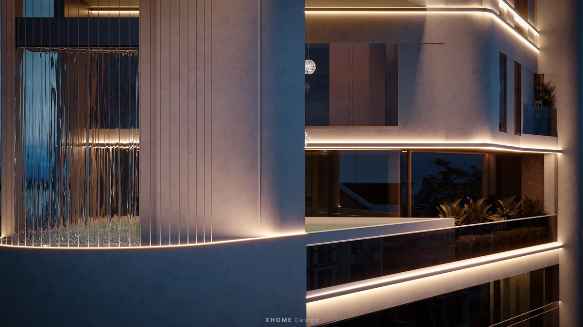  Biệt thự mới của Việt Anh tọa lạc trên một khu đất rộng, 2 mặt tiền và được xây dựng sang trọng như cung điện hoàng gia.