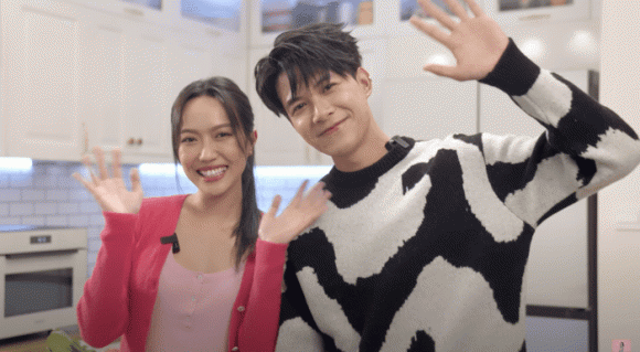  Anh Tú - Diệu Nhi kết hôn vào tháng 10/2022. Sau đám cưới, cặp đôi sống trong căn nhà được thiết kế theo phong cách tối giản, sang trọng. Ảnh: chụp màn hình