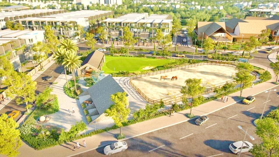 Mỗi căn nhà phố 1 trệt 3 lầu tại Thành phố Cà phê có giá khởi điểm từ 7-10 tỷ đồng/căn tùy vào vị trí. Nguồn ảnh: Trung Nguyên Legend