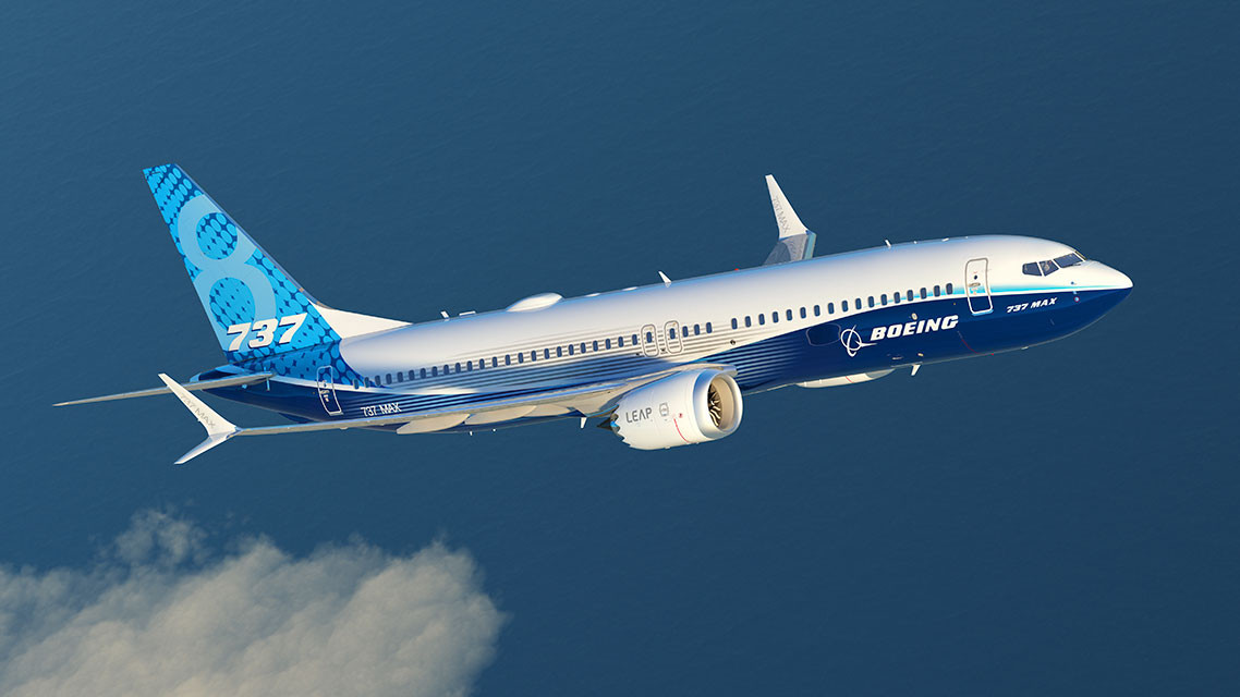 Dòng máy bay Boeing 737 MAX đang được 70 hãng hàng không trên thế giới khai thác với hơn 1.150 chiếc. Ảnh: Boeing