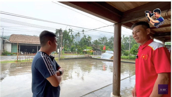 Ngôi nhà của gia đình Quan Văn Chuẩn được xây trên khu đất có chiều rộng 20 mét và sâu 50 mét. Ảnh: Ted Trần TV