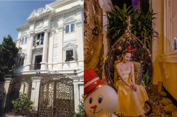 Trước đó, diễn viên Minh Hằng còn có một căn biệt thự tại quận 2 theo phong cách hoàng gia Châu Âu vô cùng cầu kỳ, xa hoa. Ảnh: FBNV