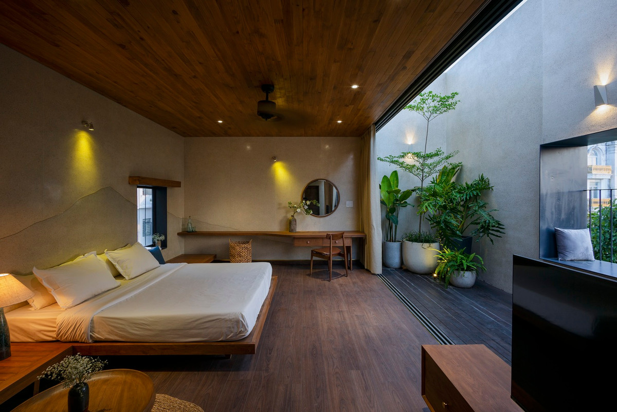 Trong đó, những chi tiết ngẫu nhiên tạo nên điểm nhấn cho không gian.