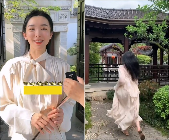 Cuộc sống giàu sang của Đào Hỷ Nhi khiến nhiều người ngưỡng mộ. Cô đang sống trong một biệt thự thời xưa rộng đến 1.2000 m2.