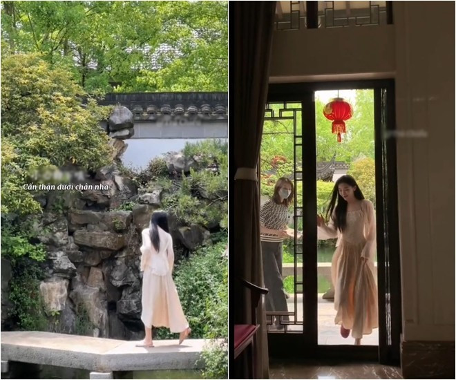 Nhiều người ví căn biệt thự của Đào Hỷ Nhi giống như chốn tiên cảnh.