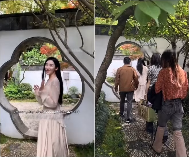 Lối đi ngập tràn hoa cỏ.