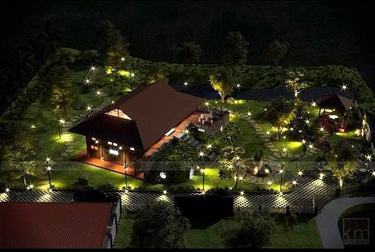 Trước đó, vào năm 2018, Xuân Bắc khiến nhiều người bất ngờ khi lần đầu hé lộ căn biệt thự tiền tỷ đẹp như resort tại ngoại thành Hà Nội. Ảnh: Internet