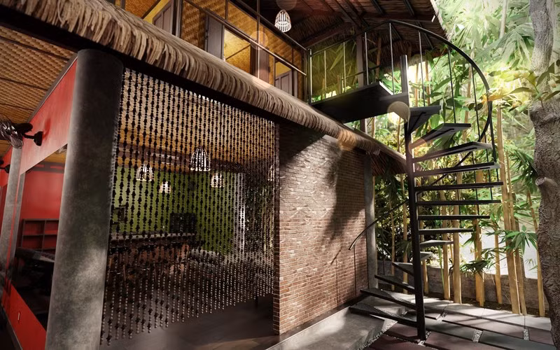 Không ít bạn bè ví "chòi lá" của Johnny Trí Nguyễn đẹp như resort, thậm chí còn cho là tuyệt tình cốc phiên bản 4.0. Ảnh: FBNV