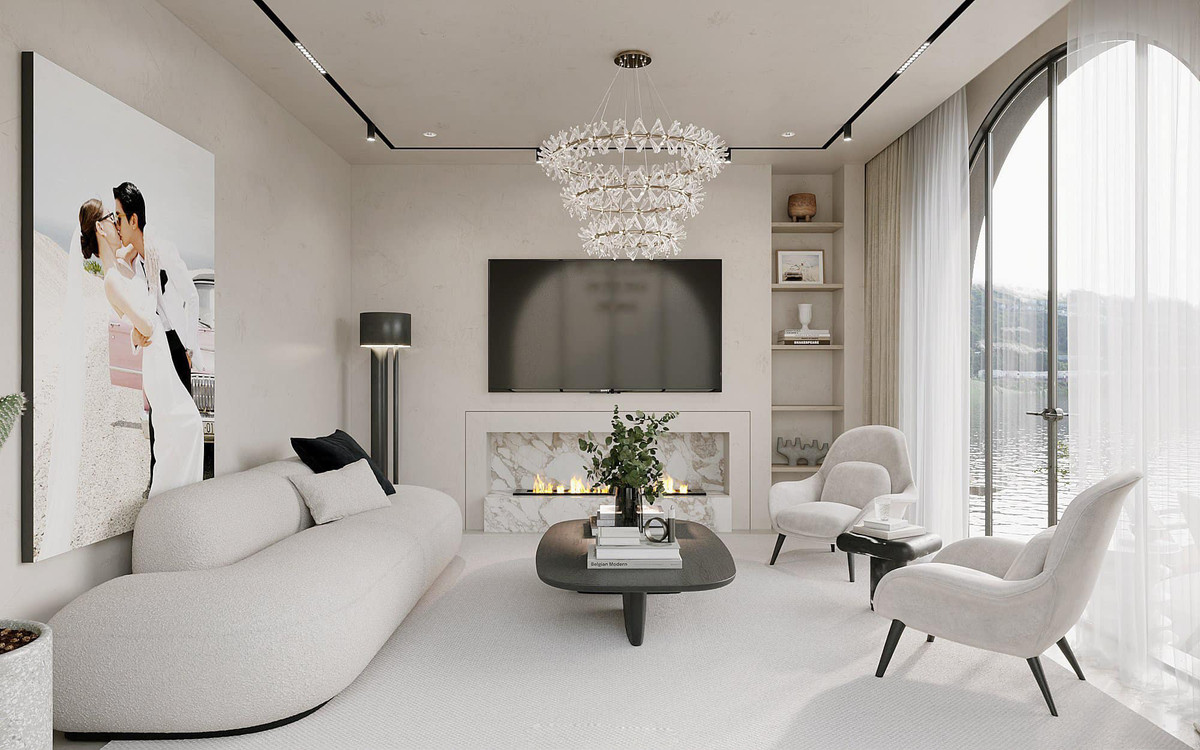 Nội thất trong biệt thự sang trọng và tinh tế.